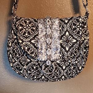 Vera Bradley Barcelona Shoulder-to-Crossbody Sequin Bag EUC or NWOT